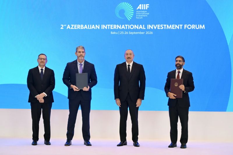 İkinci Azərbaycan Beynəlxalq İnvestisiya Forumu çərçivəsində imzalanmış sənədlər mübadilə edilib - FOTO