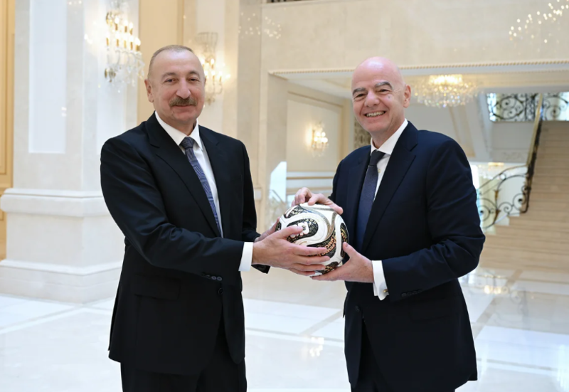 İlham Əliyev Canni İnfantinonu qəbul etdi - FOTO