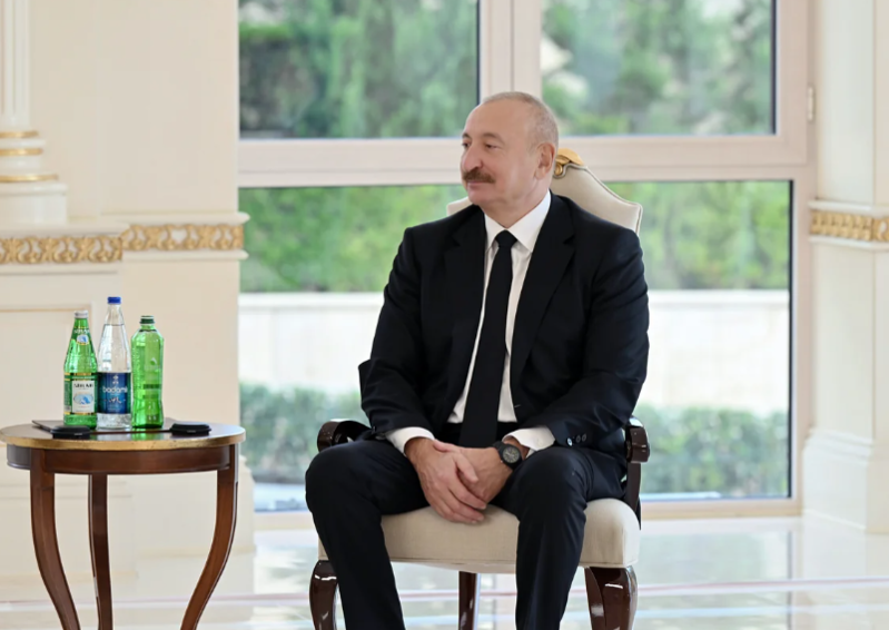 İlham Əliyev Avstriyanın Azərbaycana yeni təyin olunmuş səfirini qəbul edib - Foto