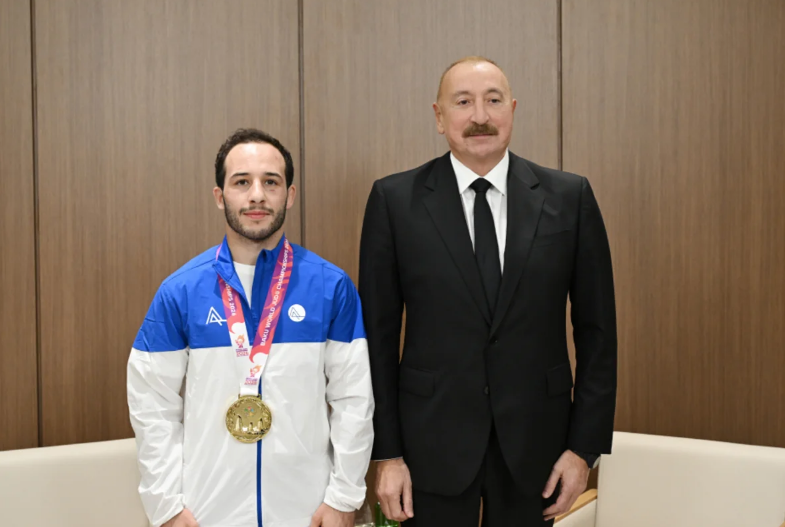 İlham Əliyev cüdo üzrə dünya çempionatının açılış mərasimində iştirak edib - Foto/Video