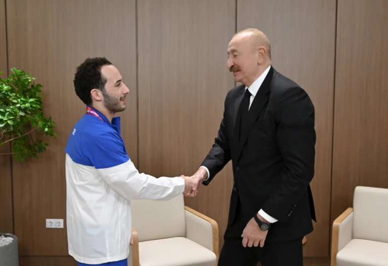 İlham Əliyev cüdo üzrə dünya çempionatının açılış mərasimində iştirak edib - Foto/Video