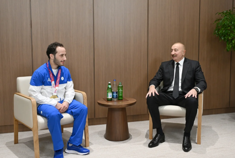İlham Əliyev cüdo üzrə dünya çempionatının açılış mərasimində iştirak edib - Foto/Video