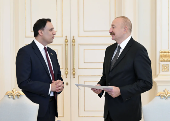 Prezident İlham Əliyev Böyük Britaniyanın ticarət üzrə dövlət nazirini qəbul edib - Foto