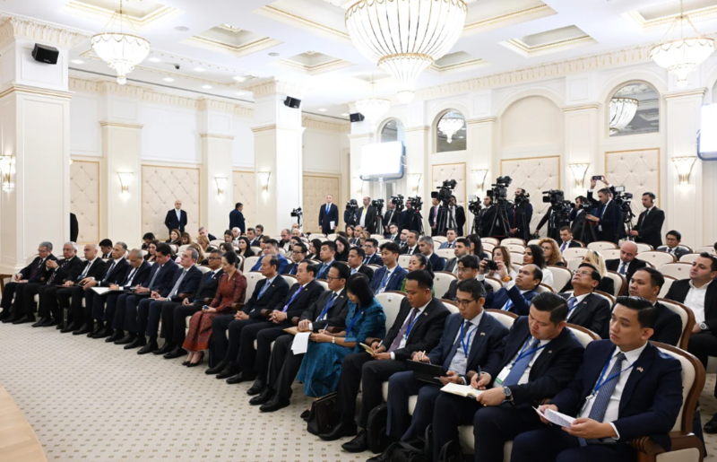 Prezident İlham Əliyev və Kambocanın Baş naziri mətbuata bəyanatlarla çıxış ediblər - Foto