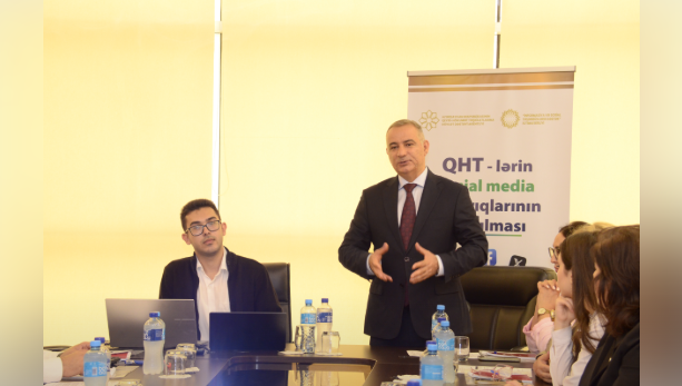 QHT-lər üçün rəqəmsal kommunikasiya və sosial media strategiyası üzrə təlim keçirilib