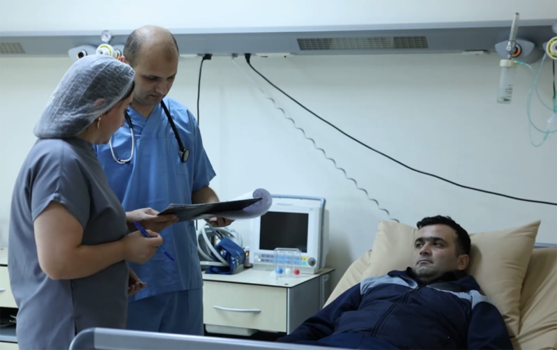 Hərbçimiz ürəyindən əməliyyat olundu - Video