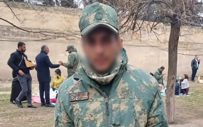 Zəngəzurda Azərbaycan əsgərinin ermənilər tərəfindən saxlanılma anı - Video