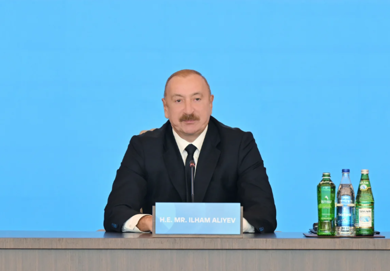 İlham Əliyev VII Ümumdünya Mədəniyyətlərarası Dialoq Forumunun açılış mərasimdə çıxış edir - Foto/Video