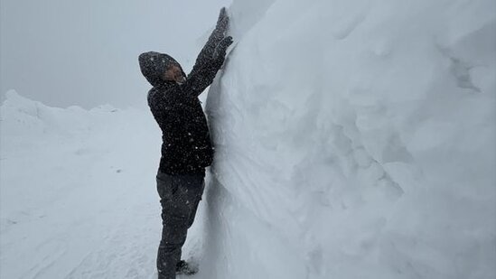 Qarın hündürlüyü üç metrə yaxınlaşıb - FOTO