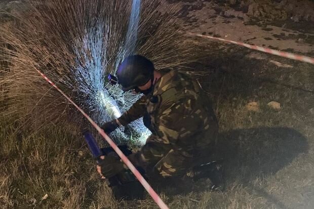 Sumqayıtda tank mərmisi aşkarlandı - VİDEO