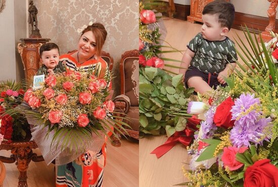 Nəzakət Teymurovanın 1 yaşlı nəvəsi - Fotolar