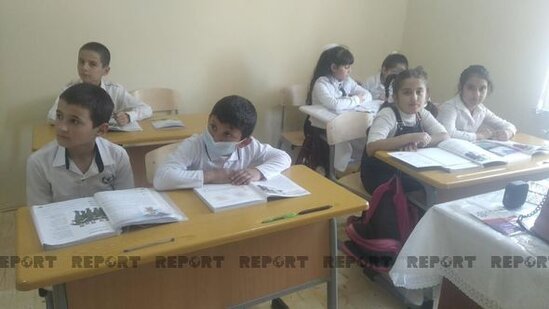 İki dəfə raket hücumuna məruz qalan məktəbdə ilk zəng çalındı - FOTO