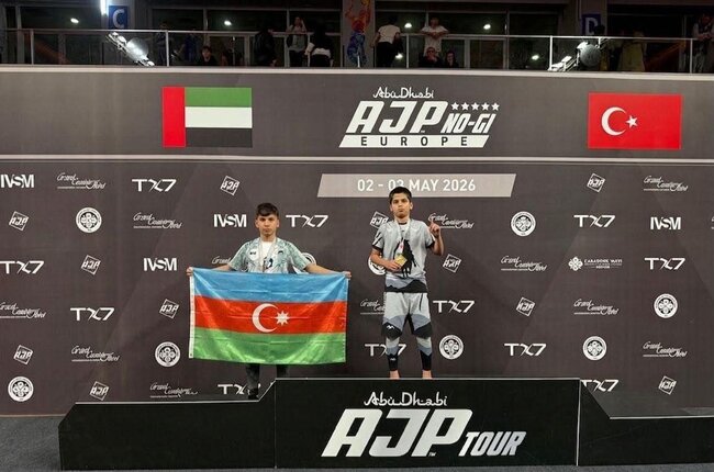 "AJP European Championship 2026" yarışında Azərbaycan Braziliya Ciu-Citsu Klubu İctimai Birliyinin idmançılarının uğurlu nəticələri