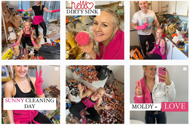 Bu qız TƏMİZLİK ŞAHZADƏSİDİR - Çirkli evləri PULSUZ təmizləyir - FOTO-VİDEO