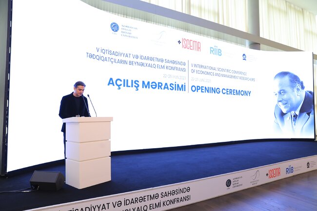 V İqtisadiyyat və İdarəetmə Sahəsində Tədqiqatçıların Beynəlxalq Elmi Konfransı keçirilir