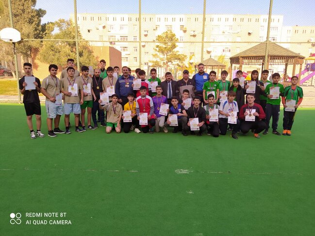 Suraxanı rayonunda "Böyük Zəfər" məhəllələrarası mini futbol yarışlarının rayon turu başa çatıb