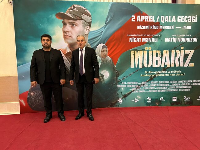 Milli Qəhrəman Mübariz İbrahimovun həyatına həsr edilən "Mübariz" filmi təqdim olundu