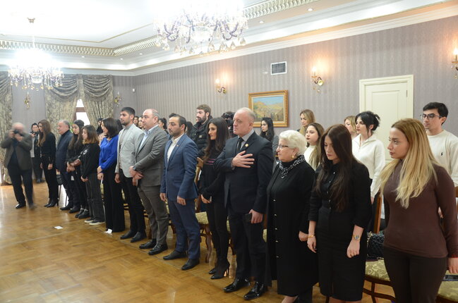 Tbilisidə Azərbaycan-Gürcüstan Gənclərinin I Qarabağ Forumu keçirilir - FOTOLAR