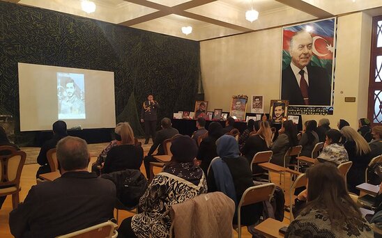 Şəhid Sərxan Əliyevin xatirəsinə həsr olunan anım mərasimi keçirilib