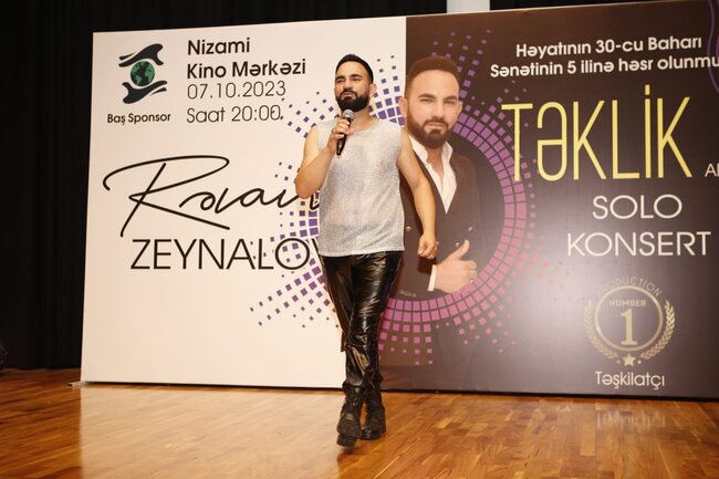 Rəvanın "Təklik" adlı solo konserti keçirildi-FOTOLAR