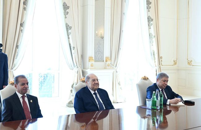 Prezident İlham Əliyev Misir Senatının sədrini qəbul edib - YENİLƏNİB