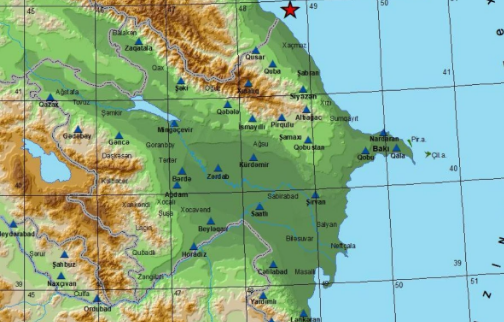 Azərbaycanda zəlzələ oldu
