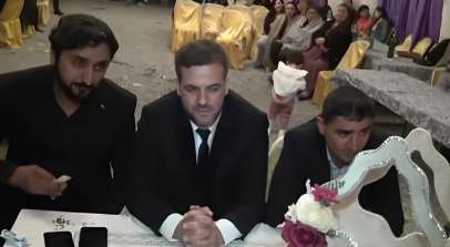 Yevlaxda qeyri-adi toy: Gəlin məclisə onlayn qoşuldu