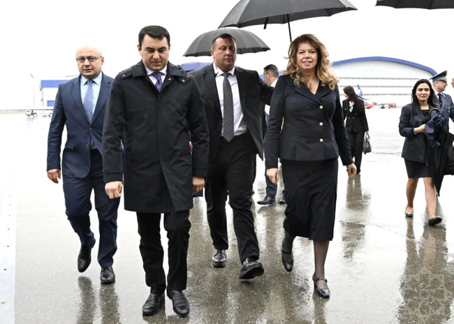 Bolqarıstan Prezidenti İliyana Yotova Azərbaycana səfərə gəlib