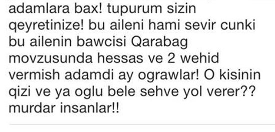 Qardaşı Şəfəqi müdafiə etdi - "Bacım elə cümlə işlətməyib..."