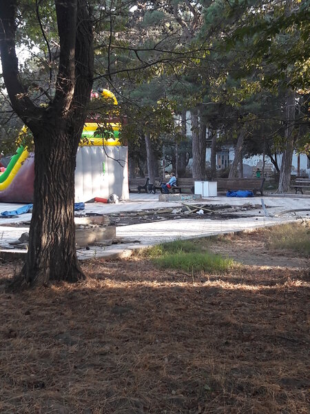 2 şəhidin abidəsi ucaldılan park baxımsız qalıb, yolları kələ-kötürdür - ŞİKAYƏT - FOTO