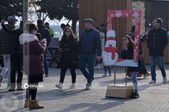 Bakı 2022-ci ili belə qarşılayır - FOTOREPORTAJ