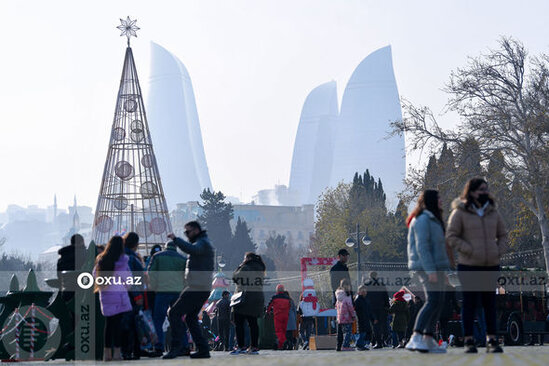 Bakı 2022-ci ili belə qarşılayır - FOTOREPORTAJ