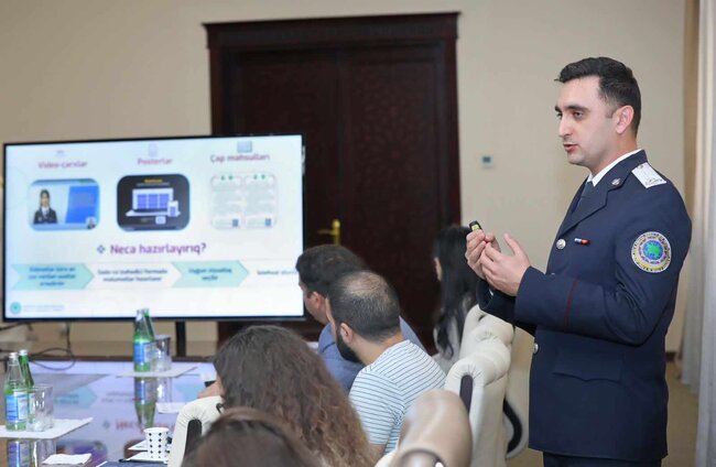 Dövlət Miqrasiya Xidməti və Medianın İnkişafı Agentliyinin birgə təşkilatçılığı ilə media nümayəndələri üçün seminar keçirilib