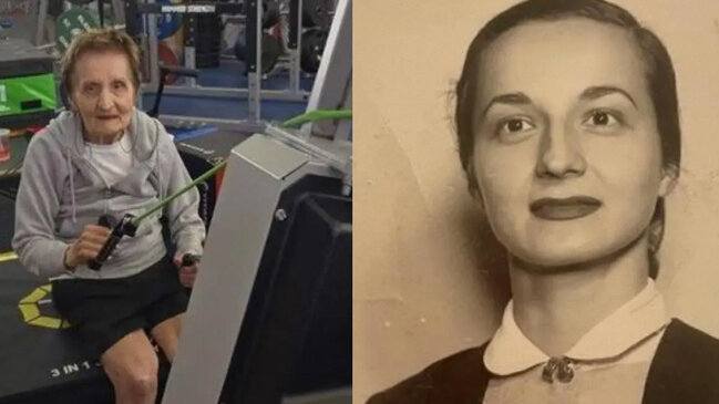 100 yaşlı qadın hələ də idman zalına gedir: Onun sirri nədir?