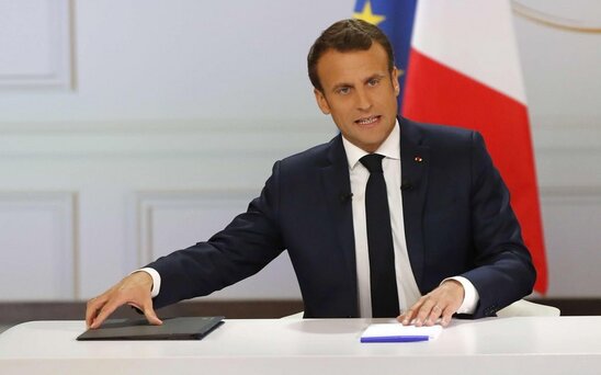 KİV: Makron Bayden, Şolts və Zelenski ilə danışıqlar aparacaq