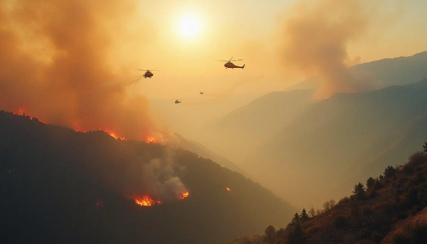 FHN: "Azərbaycanda dağlıq ərazidə baş verən yanğınlar tam söndürüldü"