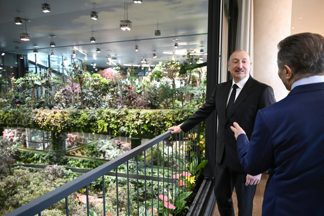 Tbilisidə Prezidentin şərəfinə lanç verildi - Fotolar