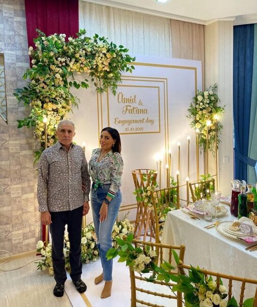 Alim Qasımovun nəvəsinin nişanıdır - Fotolar