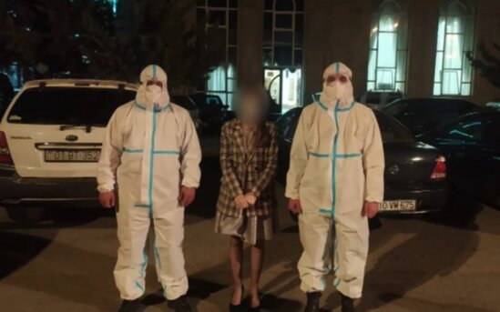 Toya gedən koronavirus xəstəsi saxlanıldı - Video