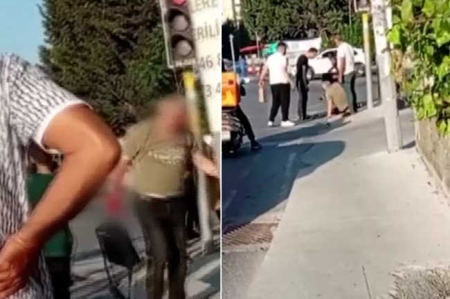 "Kimin həyat yoldaşını izləyirsən?!" - Ər küçənin ortasında intiqam aldı