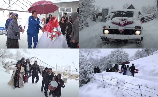 Astaradakı toydan maraqlı - VİDEO