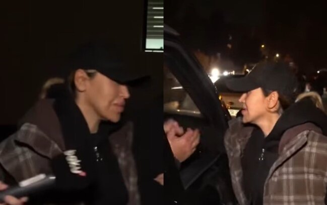 Azadlığa çıxan Rəqsanənin ilk görüntüləri