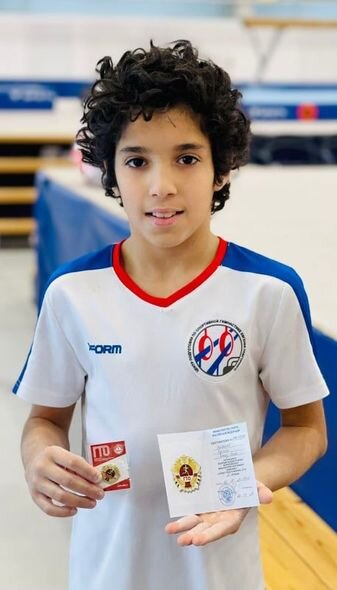 11 yaşlı azərbaycanlı idmançı Rusiyanın naziri tərəfindən təltif edildi - FOTO