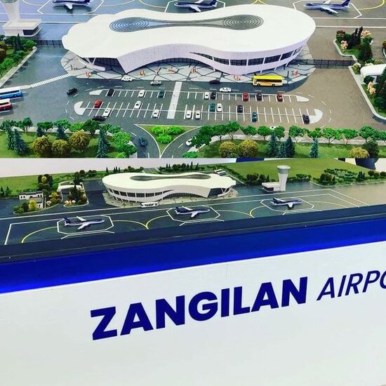 Zəngilan Beynəlxalq Hava Limanının maketinin görüntüləri paylaşılıb - FOTO