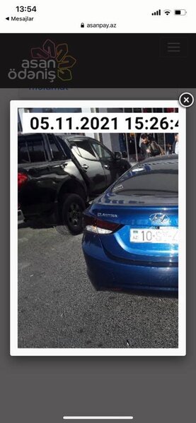 BNA Belçikada olan şəxsin avtomobilinə cərimə yazdı - ŞİKAYƏT + AÇIQLAMA - FOTO