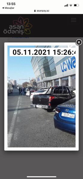 BNA Belçikada olan şəxsin avtomobilinə cərimə yazdı - ŞİKAYƏT + AÇIQLAMA - FOTO