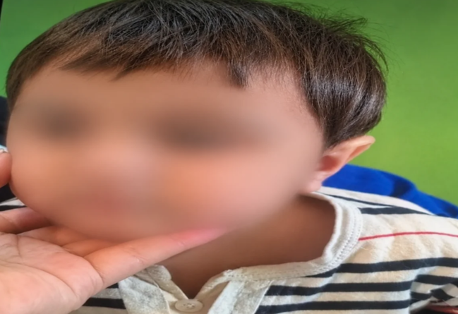 Dayəsi tərəfindən döyülərək öldürüldüyü iddia olunan körpənin görüntüsü - Video