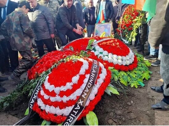 27 yaşlı şəhid Orxan Cabbarov dəfn olundu - FOTO/VİDEO