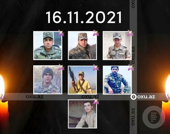 Prezidentin təltif sərəncamında yeddi şəhidimizin də adı var