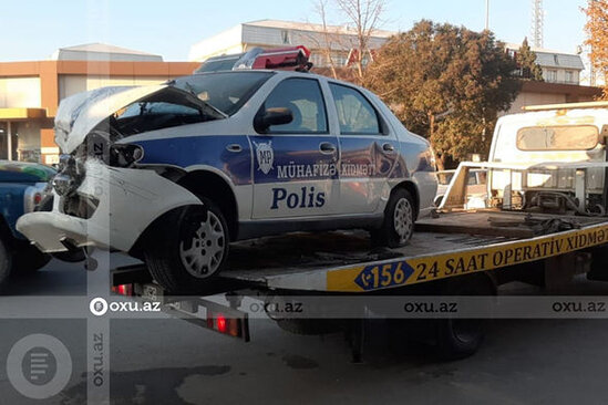 Azərbaycanda polis maşını mağazaya çırpıldı: Ölən və xəsarət alan var - YENİLƏNİB + FOTO